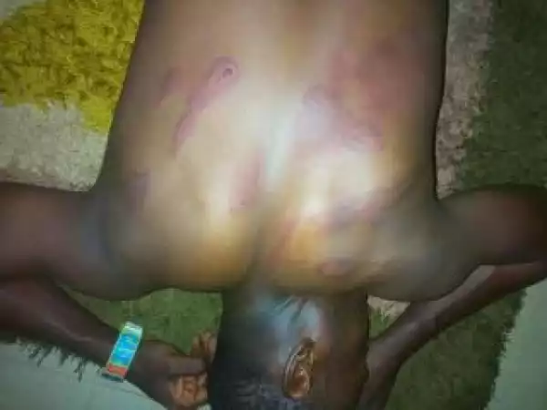 Graphic Photos See What Nigerian Army Did To A Man For Failing To Pay A Debt He Owed His Aunt In Asaba
